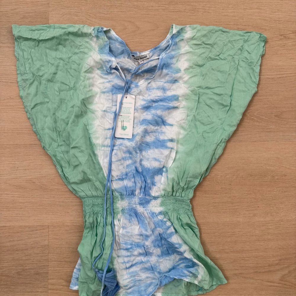 Tiare Hawaii Ocean Breeze Tie-Dye Dress
